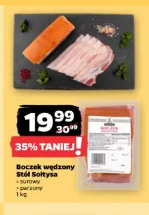 Boczek wędzony surowy Stół Sołtysa +1 wariant