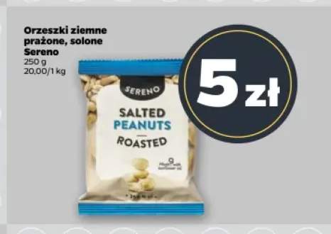 Orzeszki ziemne prażone solone Sereno