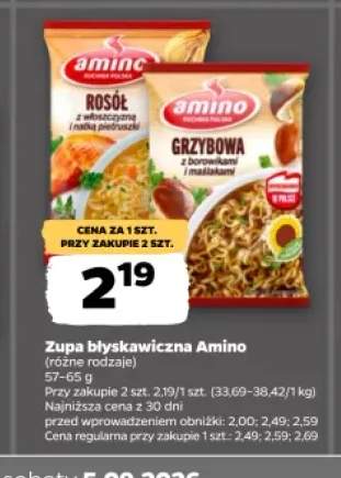 Zupa błyskawiczna Amino