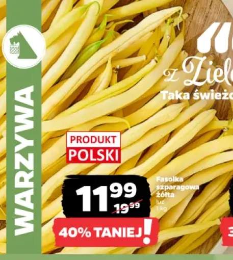 Fasolka szparagowa żółta