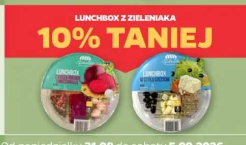 Lunchbox z kaszą bulgur i mozzarellą z Zieleniaka +1 wariant