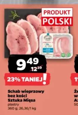 Schab wieprzowy bez kości plastry Sztuka Mięsa