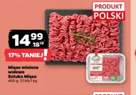 Mięso mielone wołowe Sztuka Mięsa