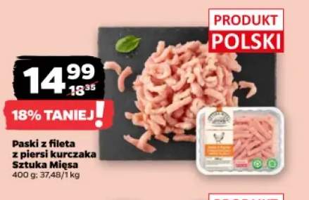 Paski z fileta z piersi kurczaka Sztuka Mięsa