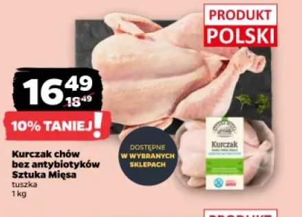 Kurczak chów bez antybiotyków tuszka Sztuka Mięsa