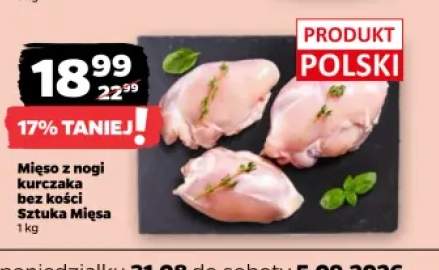 Mięso z nogi kurczaka bez kości Sztuka Mięsa