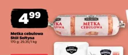 Metka cebulowa Stół Sołtysa