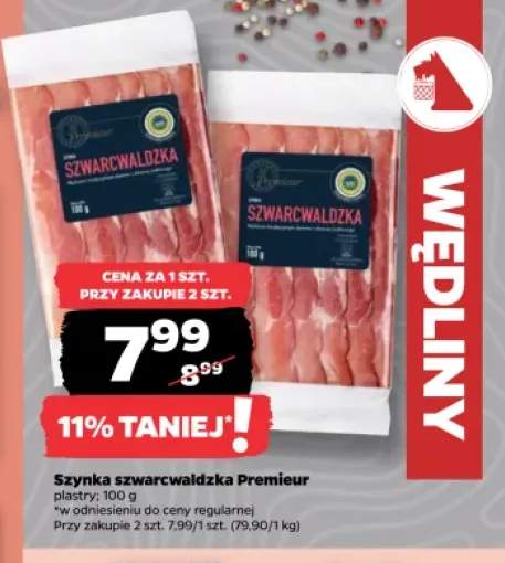 Szynka szwarcwaldzka plastry Premier