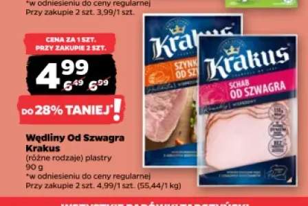 Szynka od Szwagra plastry Krakus +1 wariant