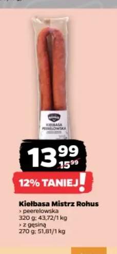 Kiełbasa z gęsiną Mistrz Rohus +1 wariant
