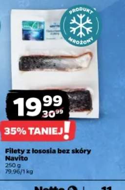 Filety z łososia bez skóry Navito