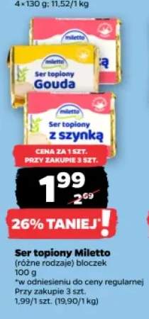 Ser topiony Miletto bloczek +2 warianty