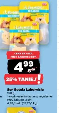 Ser gouda w plastrach Łakomisie