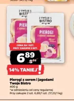 Pierogi z serem i jagodami Twoje Bistro