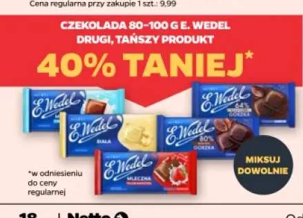 Czekolada mleczna +4 warianty