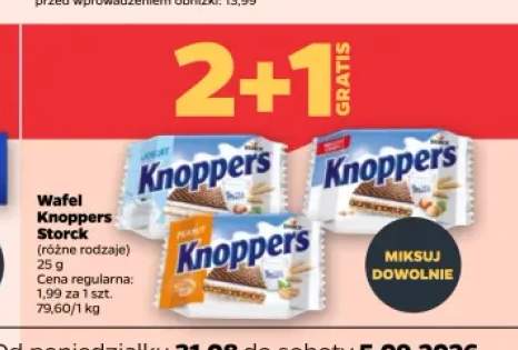 Wafel Knoppers Jogurt Storck +3 warianty