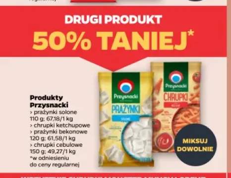 Prażynki solone Przysnacki +3 warianty