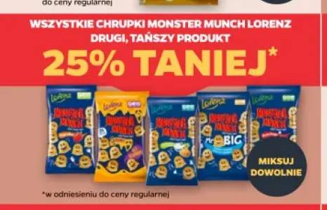 Chrupki Monster Munch Lorenz +4 warianty