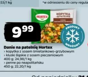 Danie na patelnię kluski śląskie z sosem pieczeniowym Hortex +2 warianty