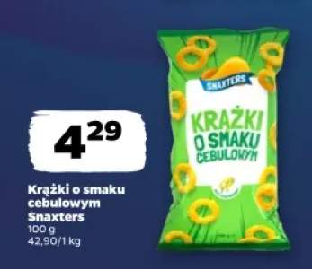 Krążki o smaku cebulowym Snaxters