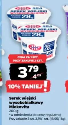 Serek wiejski wysokobiałkowy Mlekovita