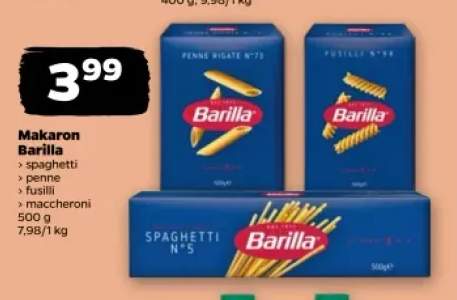 Makaron spaghetti Barilla +3 warianty