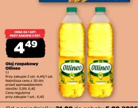 Olej rzepakowy Ollineo
