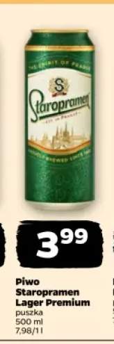 Piwo Staropramen Lager Premium