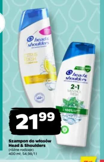 Szampon do włosów Head & Shoulders Citrus Fresh +1 wariant