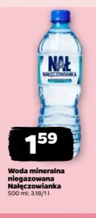 Woda mineralna niegazowana Nałęczowianka