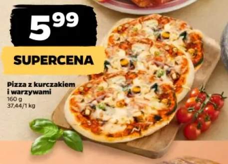 Pizza z kurczakiem i warzywami
