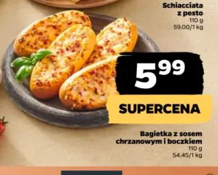 Bagietka z sosem chrzanowym i boczkiem