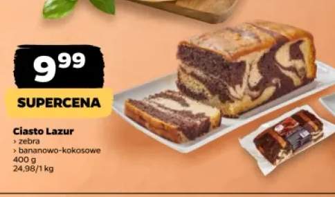 Ciasto Lazur zebra