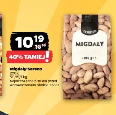 Migdały Sereno