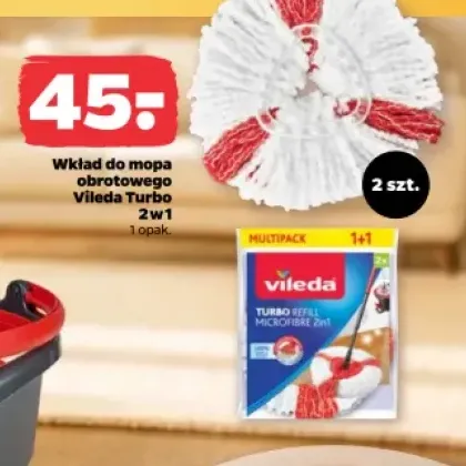 Wkład do mopa obrotowego Vileda Turbo 2w1 2-pak