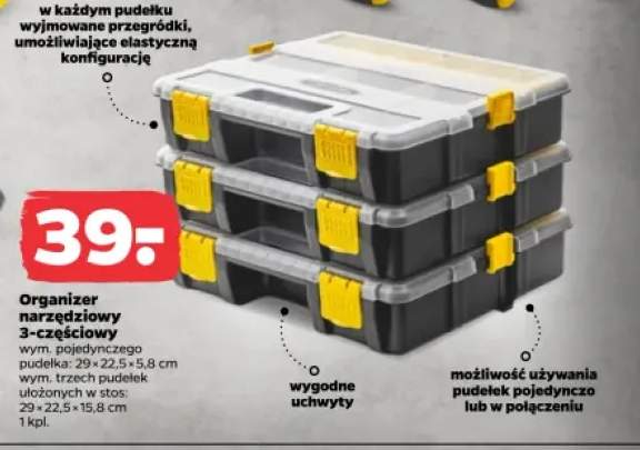 Organizer narzędziowy 3-częściowy