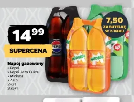 Napój gazowany Pepsi Zero Cukru 2-pak 2 l +3 warianty