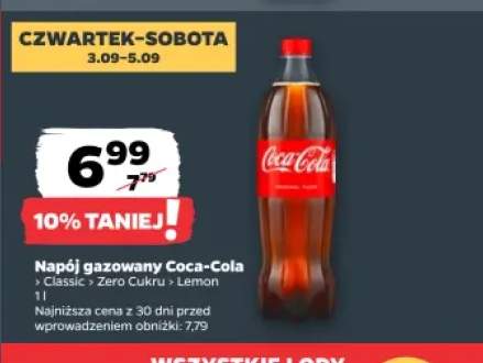 Napój gazowany Coca-Cola Classic +2 warianty
