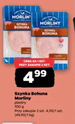 Szynka Bohuna Morliny plastry
