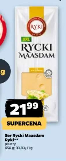 Ser Rycki Maasdam w plastrach Ryki
