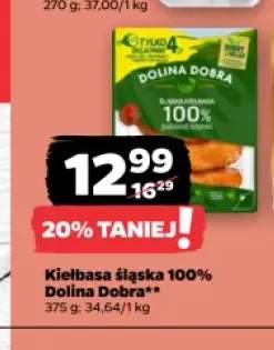 Kiełbasa śląska 100% Dolina Dobra