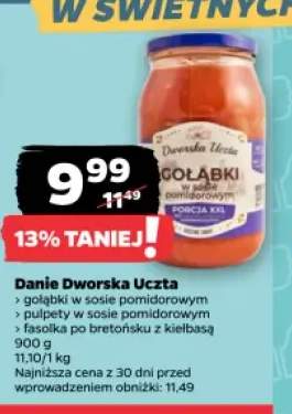 Danie Dworska Uczta gołąbki w sosie pomidorowym +2 warianty