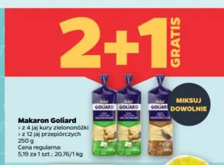 Makaron z 4 jaj kury zielononóżki Goliard +1 wariant