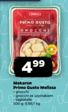 Makaron gnocchi ze szpinakiem Primo Gusto Melissa +2 warianty