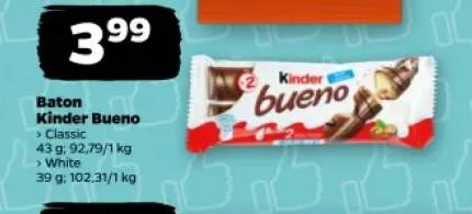 Baton Kinder Bueno Classic +1 wariant