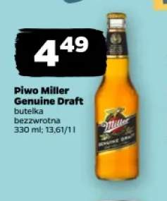 Piwo Miller Genuine Draft