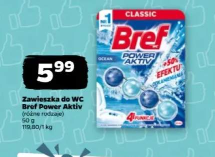 Zawieszka do WC Bref Power Aktiv
