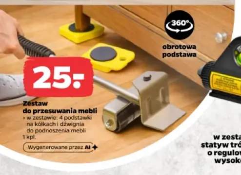 Zestaw do przesuwania mebli