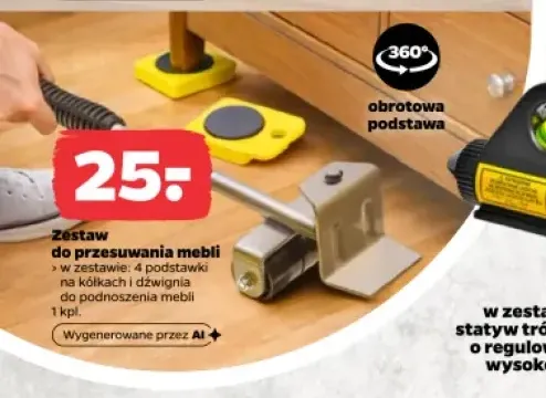 Zestaw do przesuwania mebli