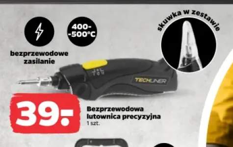 Bezprzewodowa lutownica precyzyjna Techliner